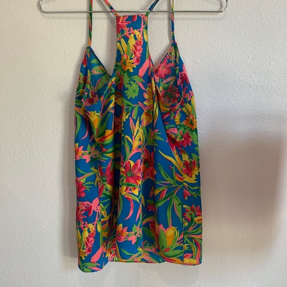 J.Crew tropical print tank‎ top. Women’s size 0 ((284) - Picture 8 of 13